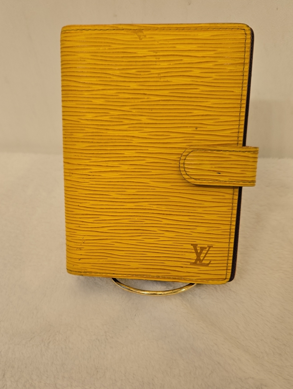 Louis Vuitton Yellow/Purple Epi Leather Small Agenda